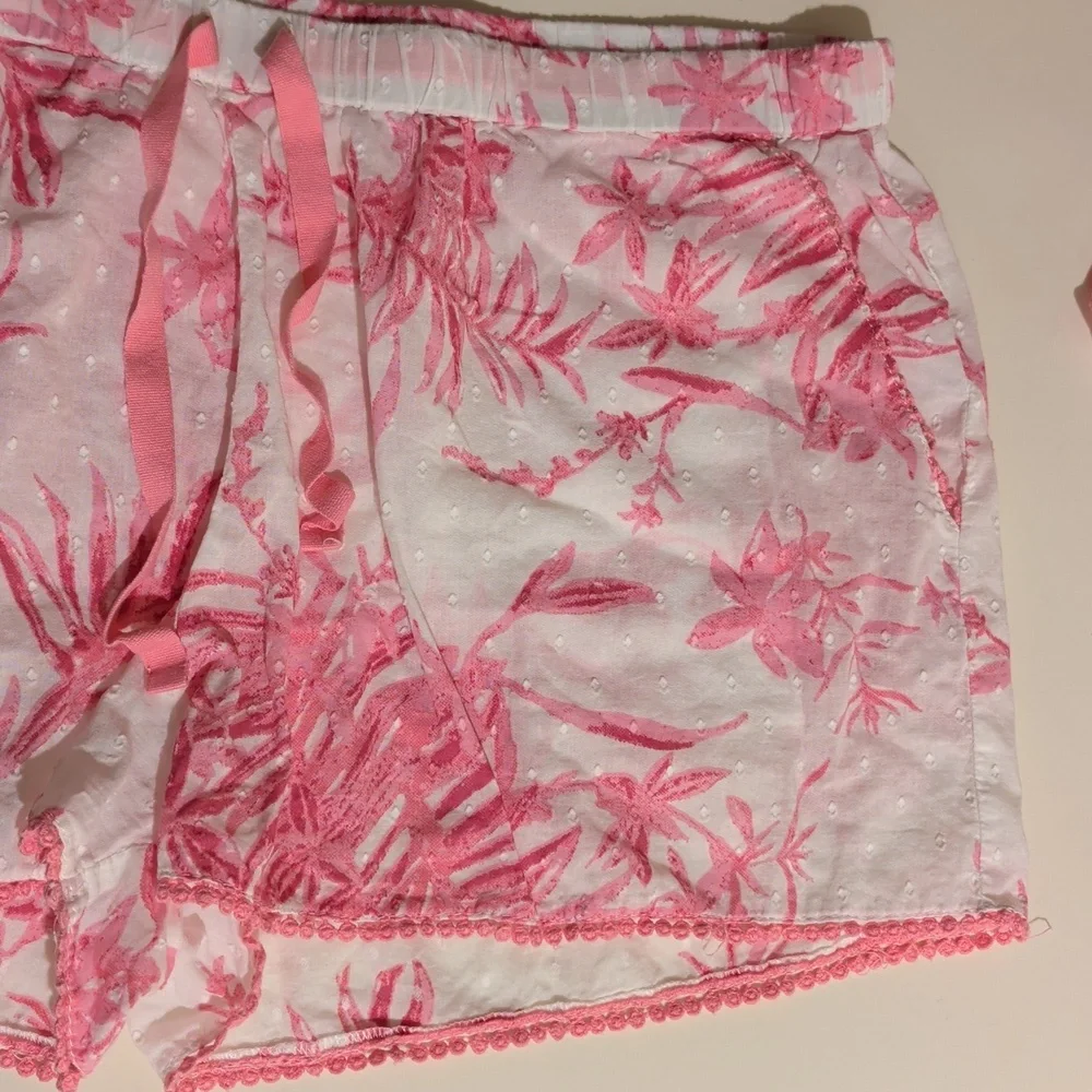 Beacon Cove 100% Cotton Pink Floral Pajamas Size M - Picture 4 of 12